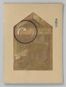Fragment textiel door Anonymous