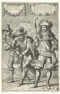 Franse spotprent op het verlies van Gent, 1678 door Anonymous