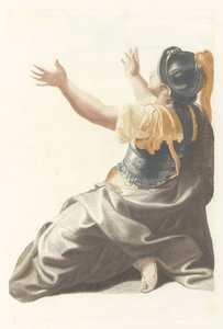 Gehelmde vrouwfiguur door Anonymous