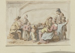 Gezelschap aan tafel