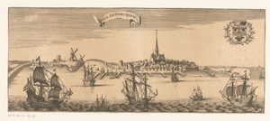 Gezicht op Oud-Arnemuiden
