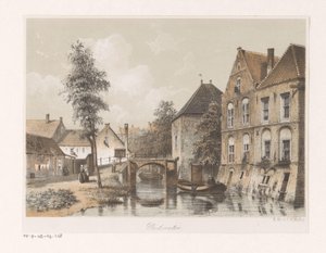 Gezicht op Oudewater door Anonymous