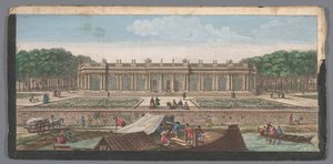 Gezicht op het Grand Trianon in de Tuin van Versailles door Anonymous