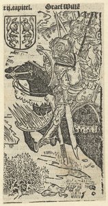 Graaf Willem I van Holland door Anonymous
