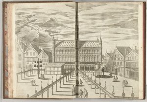 Grote Markt met eregalerij, 1594