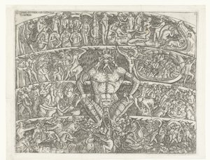 Hel met Satan en bestraffing van zondaars door demonen door Anonymous