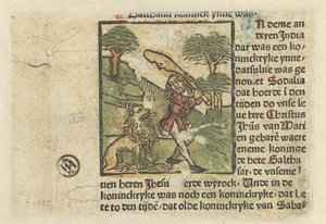Hercules en de Nemeïsche leeuw door Anonymous
