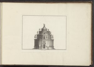 Het Mausoleum van Augustus te Rome door Anonymous