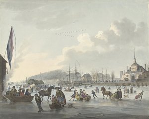 IJsvermaak voor Rotterdam, ca. 1784