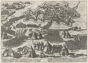 Kamerijk belegerd en ingenomen door Fuentes, 1595 door Anonymous