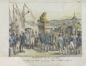 Komst van de Souverein Vorst te Amsterdam, 1813