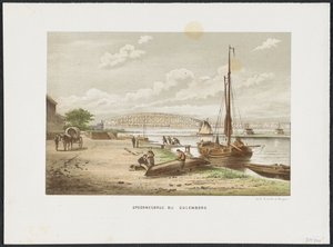 Kuilenburgse spoorbrug bij Culemborg, 1868 door Anonymous