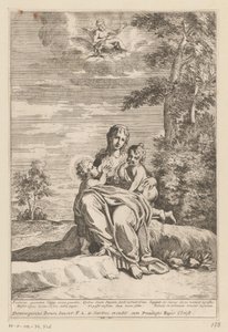 Latona met Diana en Apollo op Delos door Anonymous