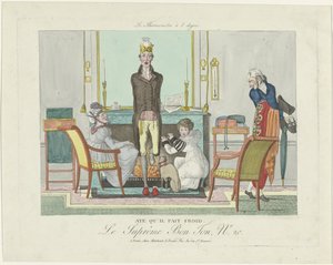 Le Supreme Bon Ton, Le Thermomètre à 8 degrés, 1800-1815, No. 20: Aye qu