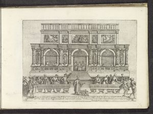 Loggetta del Sansovino op het San Marcoplein te Venetië door Anonymous