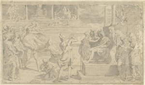Martelaarschap van de heiligen Johannes en Paulus door Anonymous
