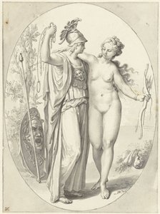 Minerva en Venus door Anonymous