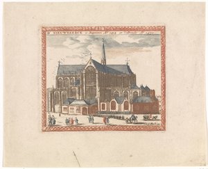 Nieuwe Kerk te Amsterdam door Anonymous