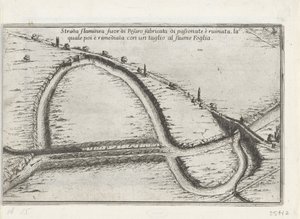 Omleggen van een bocht van een rivier