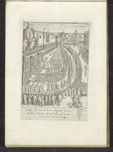 Optocht over het Piazzetta te Venetië door Anonymous