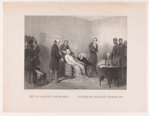 Overlijden van koning Willem II