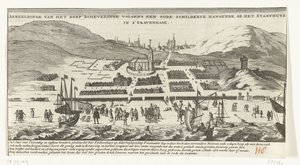 Overstroming te Scheveningen op Allerheiligen, 1 november 1570 door Anonymous
