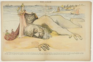 Paul Kruger aangespoeld op de Nederlandse kust door Anonymous