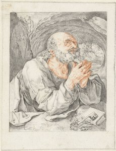Petrus in gebed