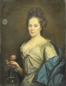 Portret van Anna Maria van Hogendorp (1655-1727), tweede vrouw van François Leydecker door Anonymous
