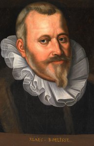 Portret van Claes Allertsz Boelens, baljuw van De Hoorn (Klaes van Boelisse) door Anonymous
