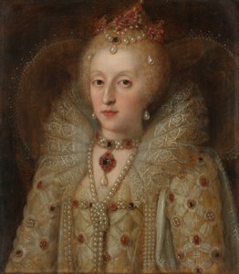 Portret van Elizabeth I, koningin van Engeland door Anonymous