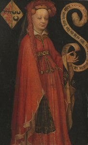Portret van Lysbeth van Duvenvoorde door Anonymous