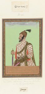 Portret van Shivaji door Anonymous