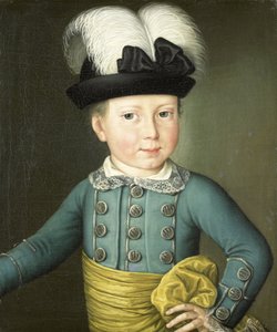 Portret van Willem Frederik, Prins van Oranje-Nassau, later Koning Willem I, als kind door Anonymous