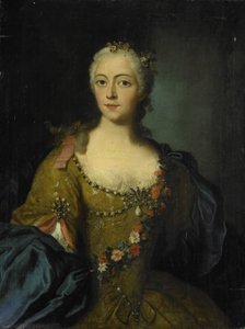 Portret van een vrouw door Anonymous