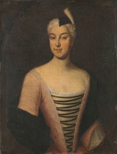 Portret van een vrouw door Anonymous