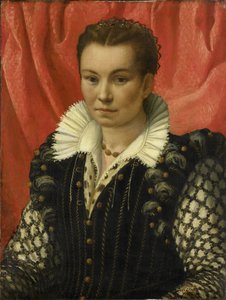 Portret van een vrouw door Anonymous