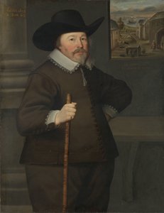 Portret van een man door Anonymous