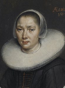 Portret van een vrouw door Anonymous
