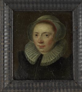 Portret van een Jonge Vrouw door Anonymous