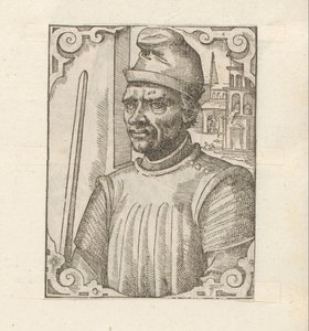 Portret van Cabrinus Fondalius