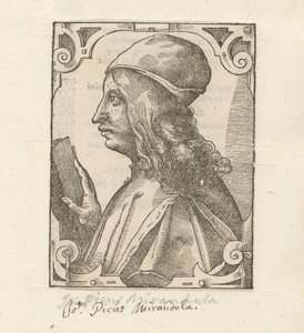 Portret van Giovanni Pico della Mirandola door Anonymous