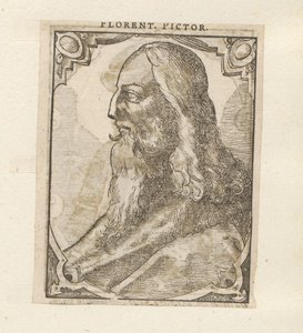 Portret van Leonardo da Vinci door Anonymous