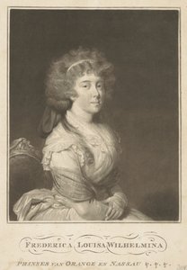 Portret van Louise, prinses van Oranje-Nassau