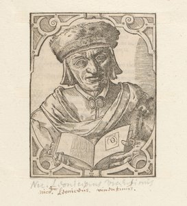 Portret van Niccolò Leoniceno door Anonymous