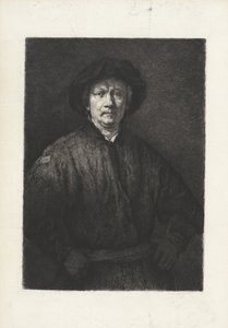 Portret van Rembrandt Harmensz. van Rijn door Anonymous