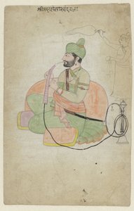 Portret van Sansar Chand, postuum door Anonymous