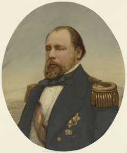 Portret van Willem III, koning der Nederlanden door Anonymous