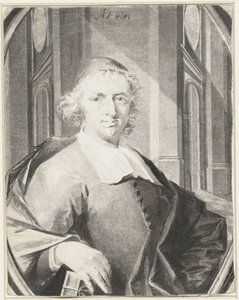 Portret van een onbekende geestelijke, driekwart naar rechts