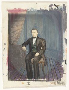 Portret van een onbekende man door Anonymous